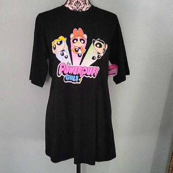 The Powerpuff Girls Trio Oversized Long Tee - Picture 3 of 8